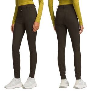 Lululemon Pants Women Size 26 Green City Sleek High Rise Slim Athletic W5EJ8